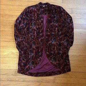 Free People Velvet Blazer